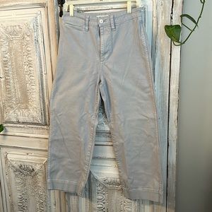 Madewell Emmett Slim Wide Leg Crop